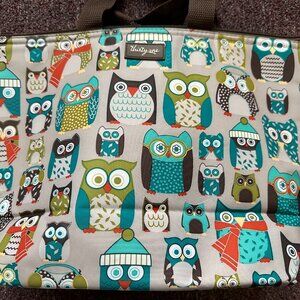 Thirty-One Thermal Tote Bag in Hoo's Chilly Owl Print - New